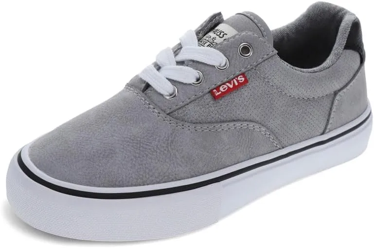 Levi's Kids Thane Synthetic Leather and Suede Casual Lace Up Sneaker Shoe