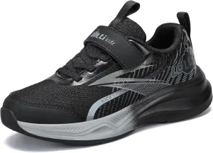 LOLLi kidz Boys Girls Shoes Kids Sneakers Athletic Tennis Shoes Lightweight Breathable Running Shoes