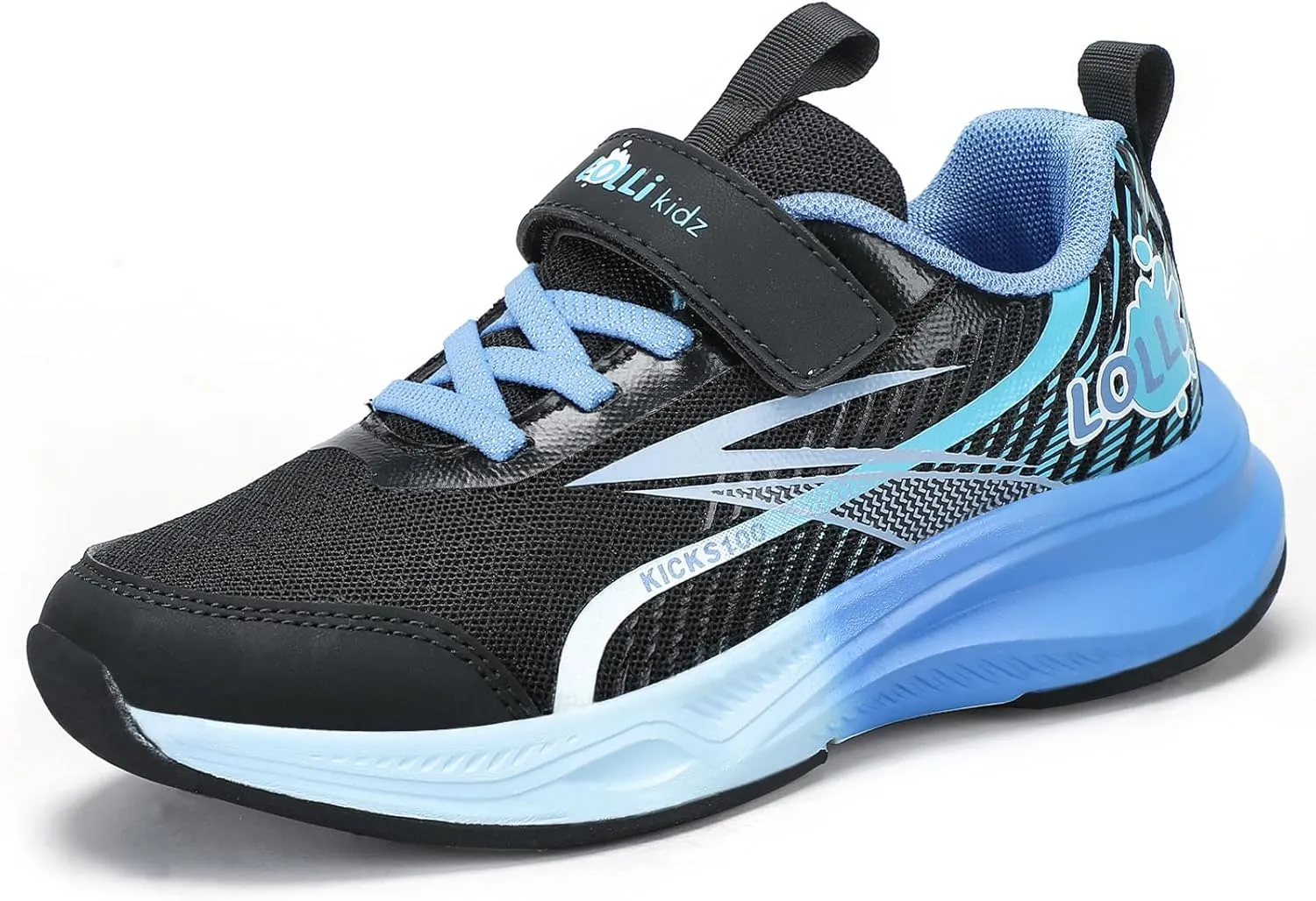 LOLLi kidz Boys Girls Shoes Kids Sneakers Athletic Tennis Shoes Lightweight Breathable Running Shoes