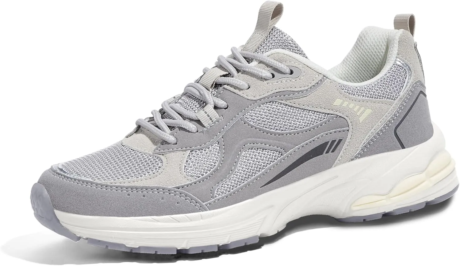 LUCKY STEP Women's Platform Chunky Fashion Sneakers Mesh Casual Running Tennis Workout Sport Work Trendy Athletic Walking Shoes