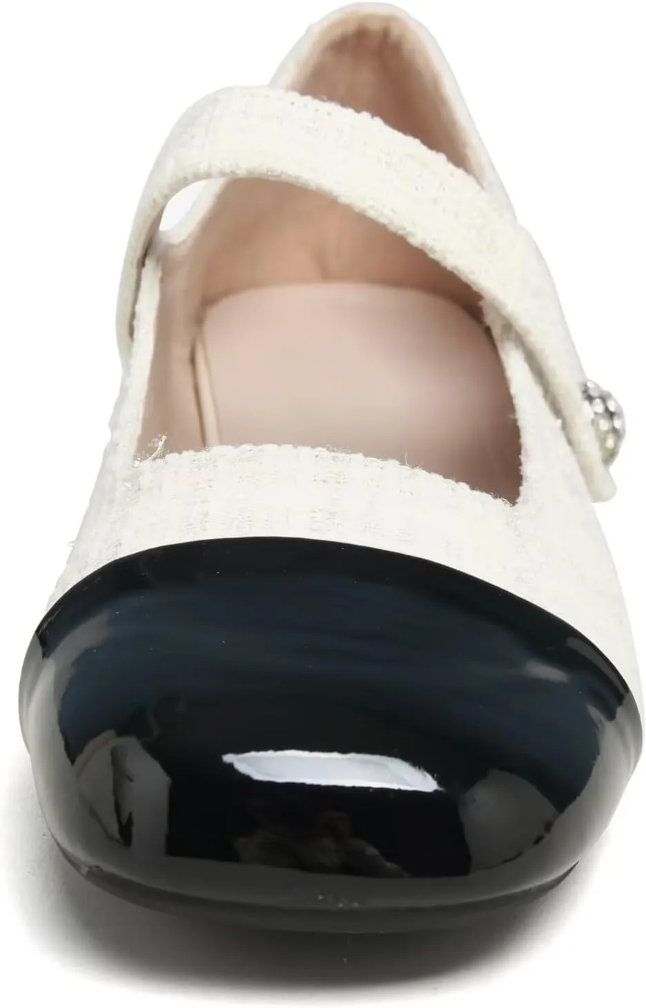 LUXINYU Flats for Women Dressy Square Toe Ankle Strap Mary Jane Shoes Casual Slip On Flats Comfortable Ballet Flats