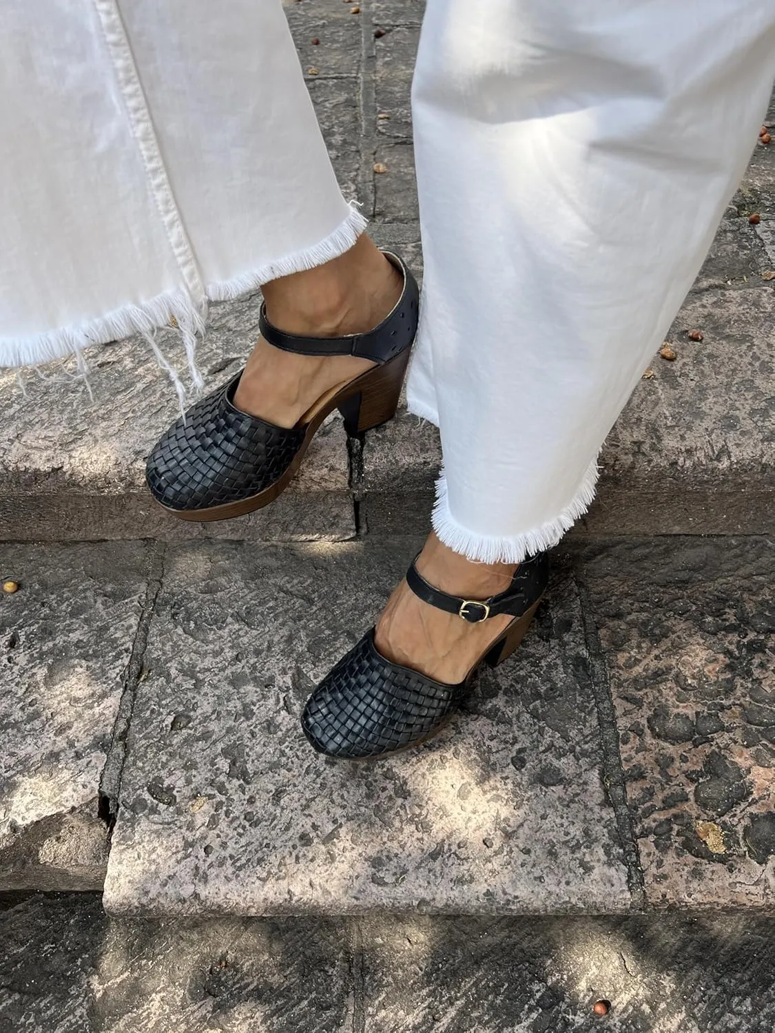 Macarena Collection Women's Flatform Wedge Casual Sandal Huarache Colorful Leather Mexican Style 4237