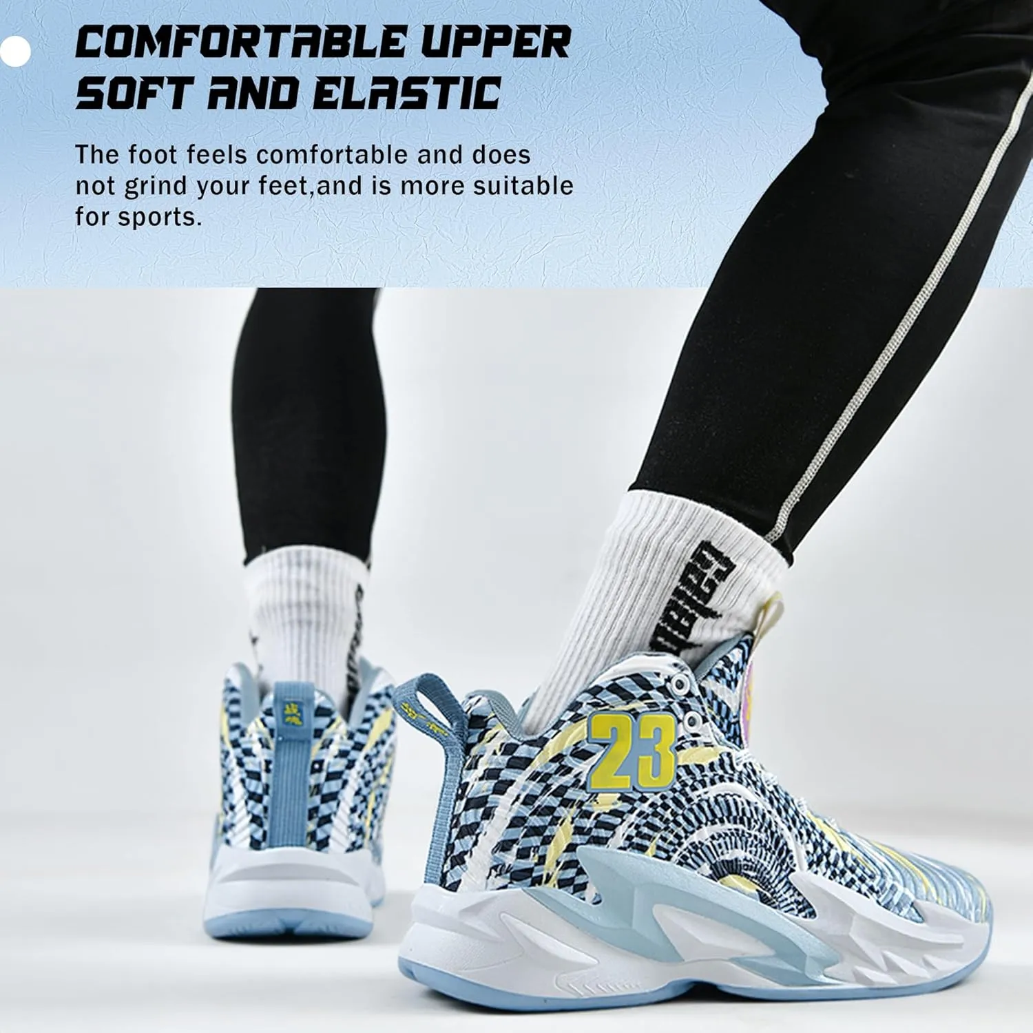 Men Basketball Shose Breathable Men Non Slip Outdoor Fashion Sneakers