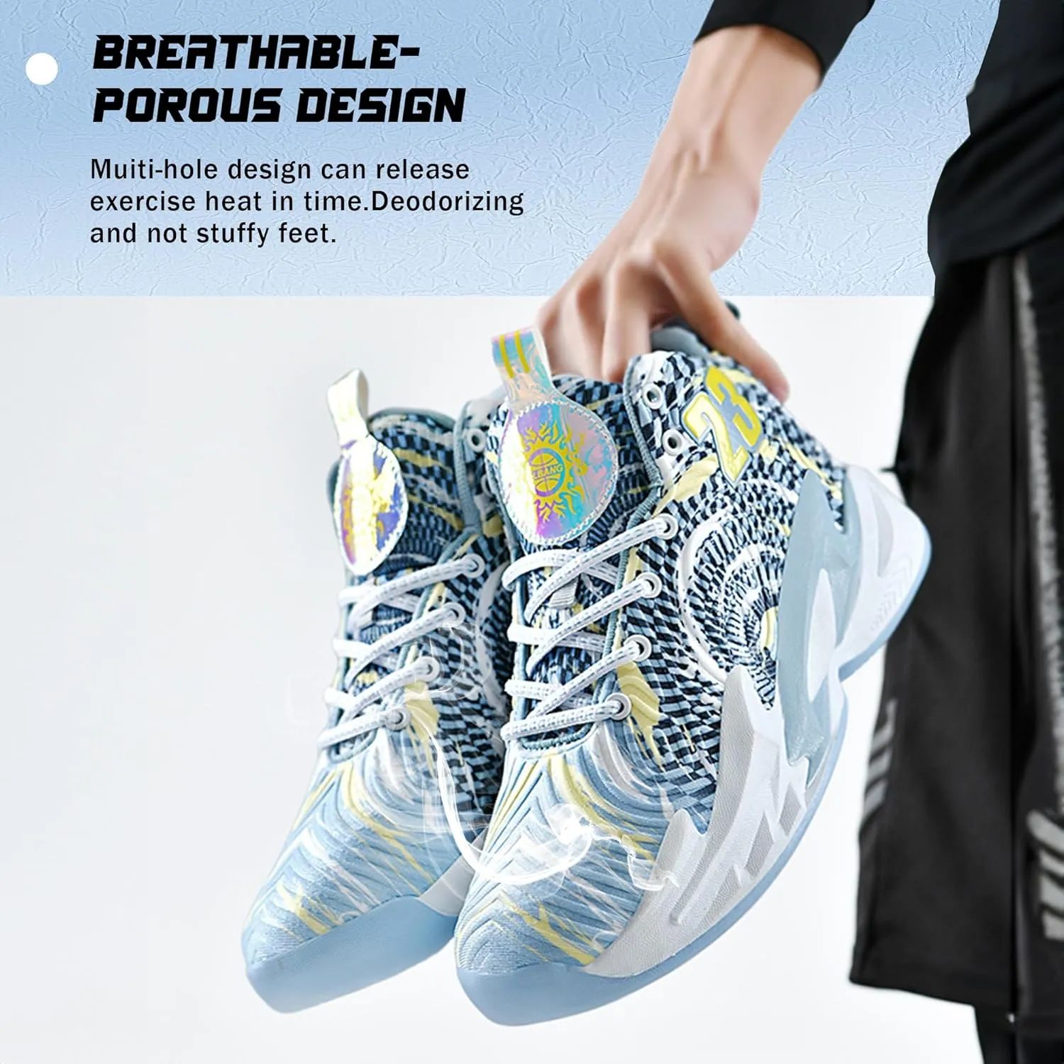 Men Basketball Shose Breathable Men Non Slip Outdoor Fashion Sneakers