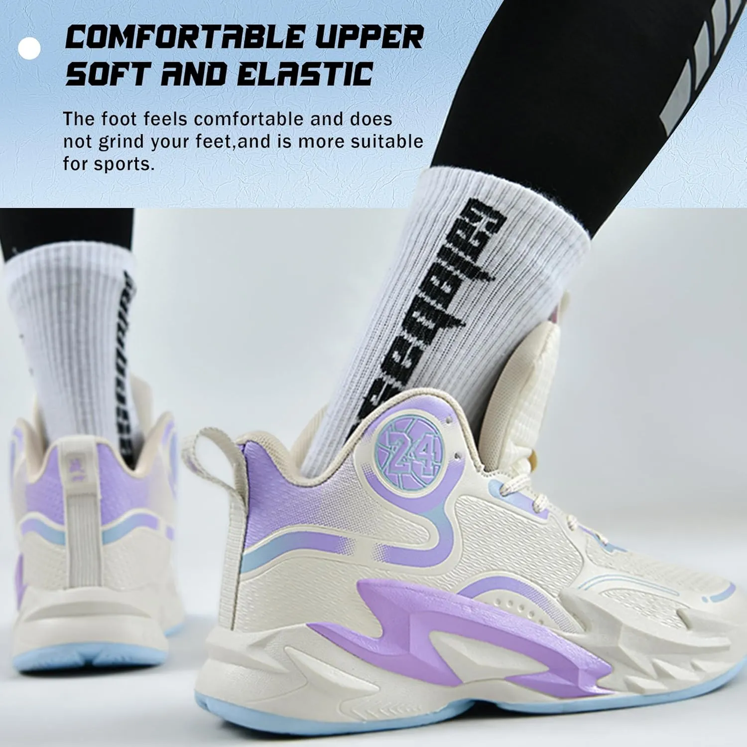 Men Basketball Shose Breathable Men Non Slip Outdoor Fashion Sneakers