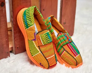 Men's | Asafo Kente Print Shoe with Arch Support
