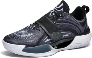 Mens Basketball Shoes Lightweight Breathable Sneakers Anti Slip Sports Shoes for Running Walking