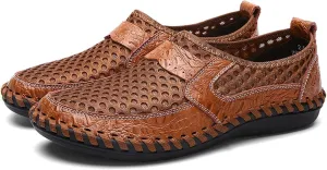 Men's Breathable Casual Mesh Loafers Slip On Walking Shoes Drving Moccasin Loafers for Men