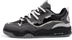 Men's Casual Shoes Fashion Platform Chunky Sneakers Trendy Comfortable All Seasons Men's Lace Up Sneakers