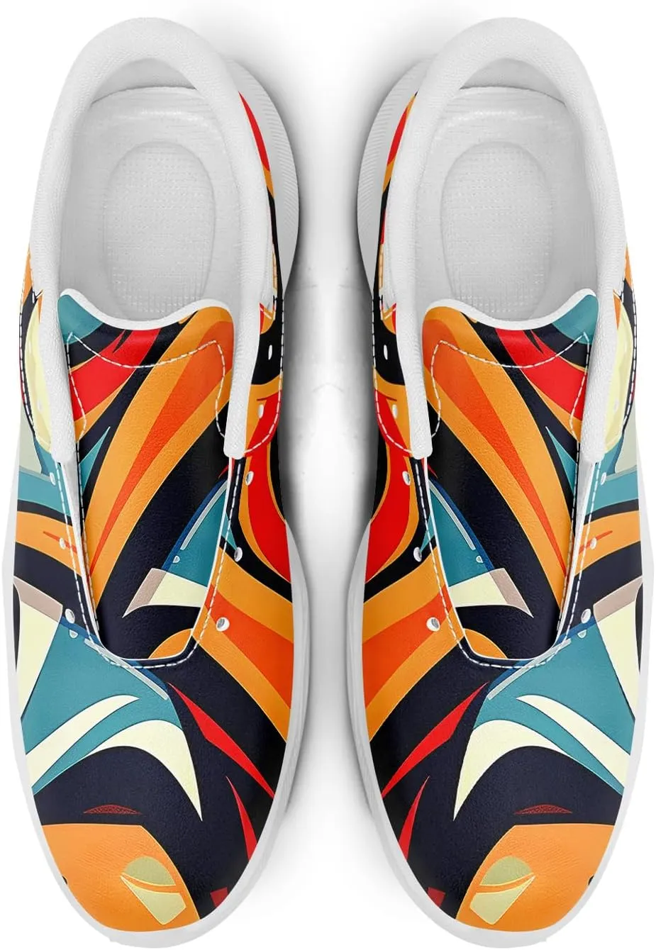 Men's Graffiti Spikeless Golf Shoes Waterproof Air-Outer Anti-Slip Sport Shoes Street Style Comfort Golf Sneakers for Women