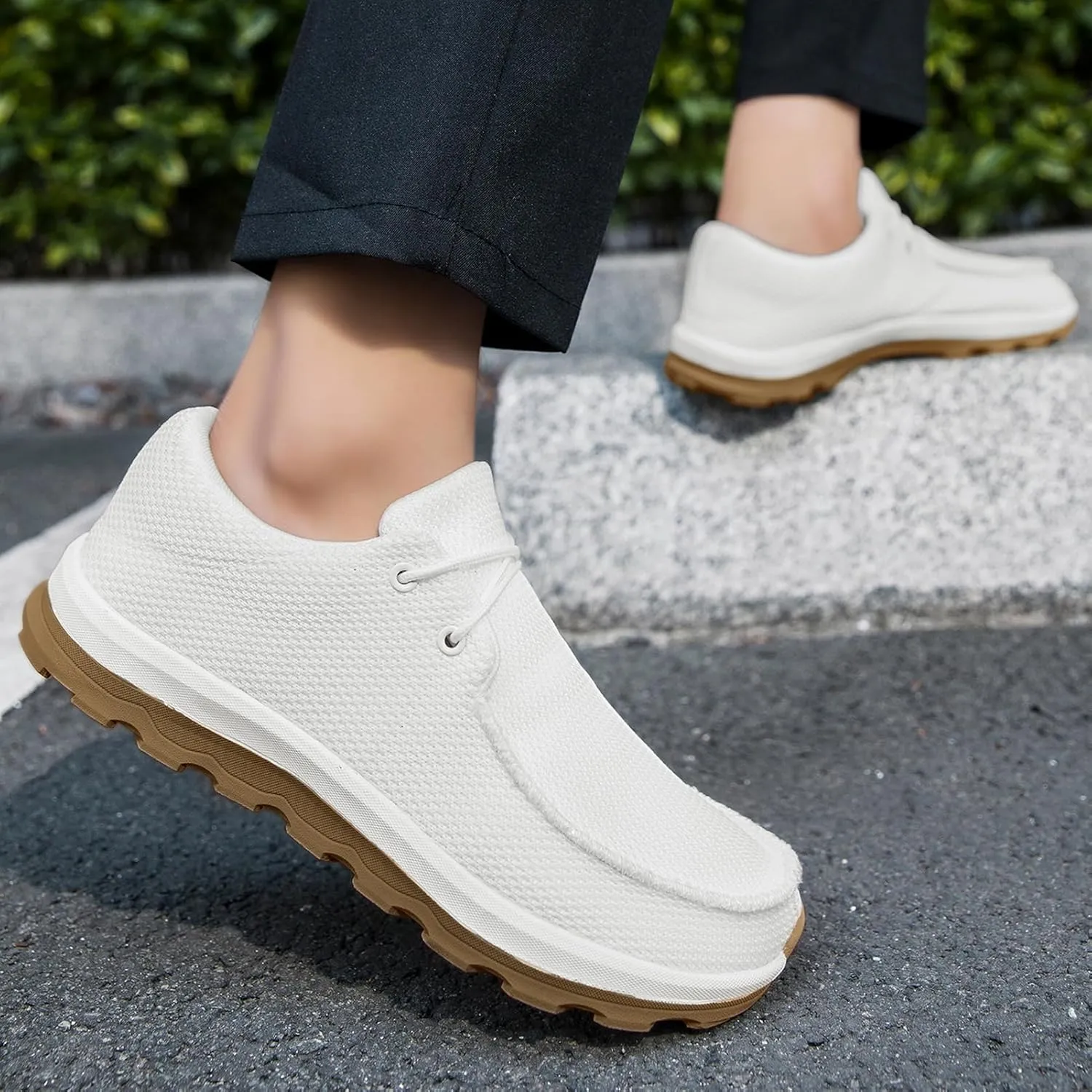 Mens Slip On Shoes Walking Loafers Casual Business Dress Wide Toe Box Sneakers Comfortable Trail Running Workout Tennis Gym Shoes