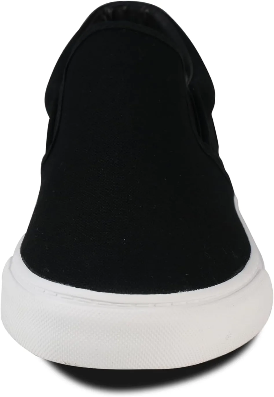 Men's Sneakers Classic Low Top Slip On Shoes Wide Canvas Skate Loafers Sneakers with Soft Insole Causal Dress Shoes for Men Comfortable Walking Shoes Slip on Sneakers for Men