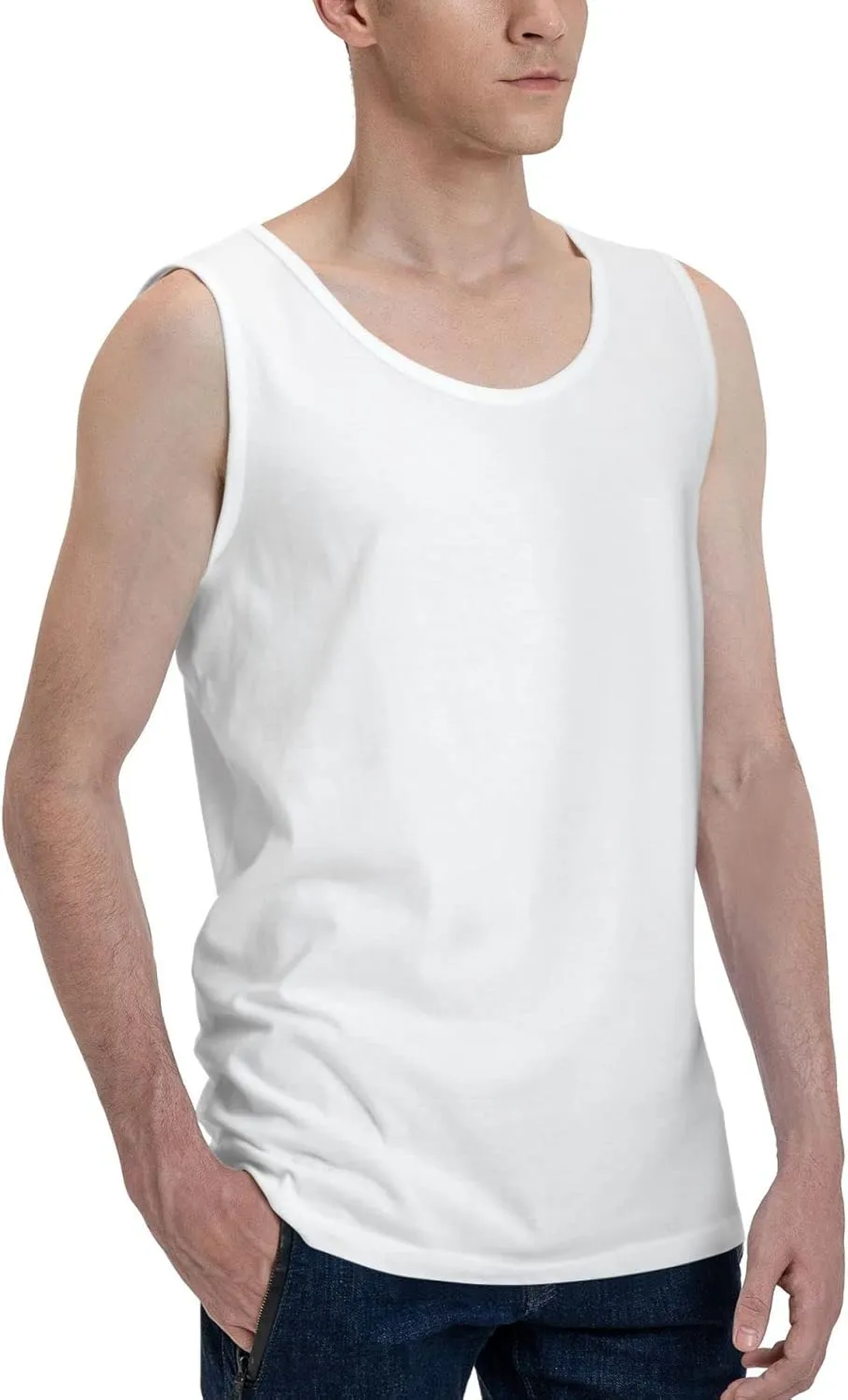 Men's Tank Top Sleeveless Tees Bike Motocross Racing Quick Dry Sport Shirts Muscle Workout Gym Beach T-Shirts