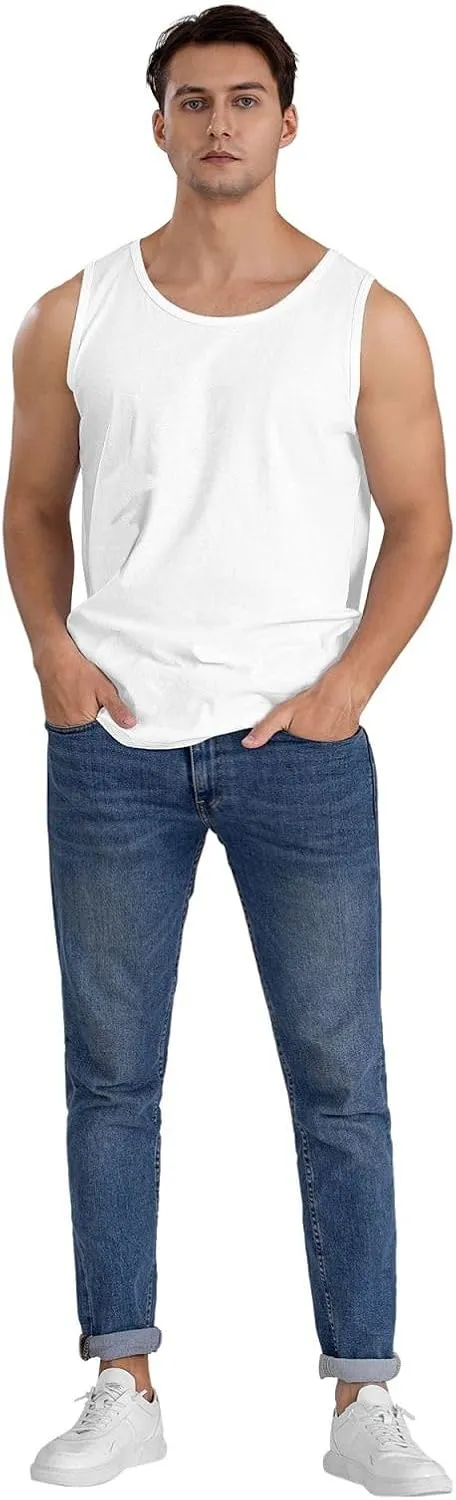 Men's Tank Top Sleeveless Tees Bike Motocross Racing Quick Dry Sport Shirts Muscle Workout Gym Beach T-Shirts