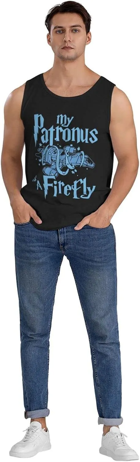 Men's Tank Top Sleeveless Tees My Patronus is A Fireflys Quick Dry Sport Shirts Muscle Workout Gym Beach T-Shirts