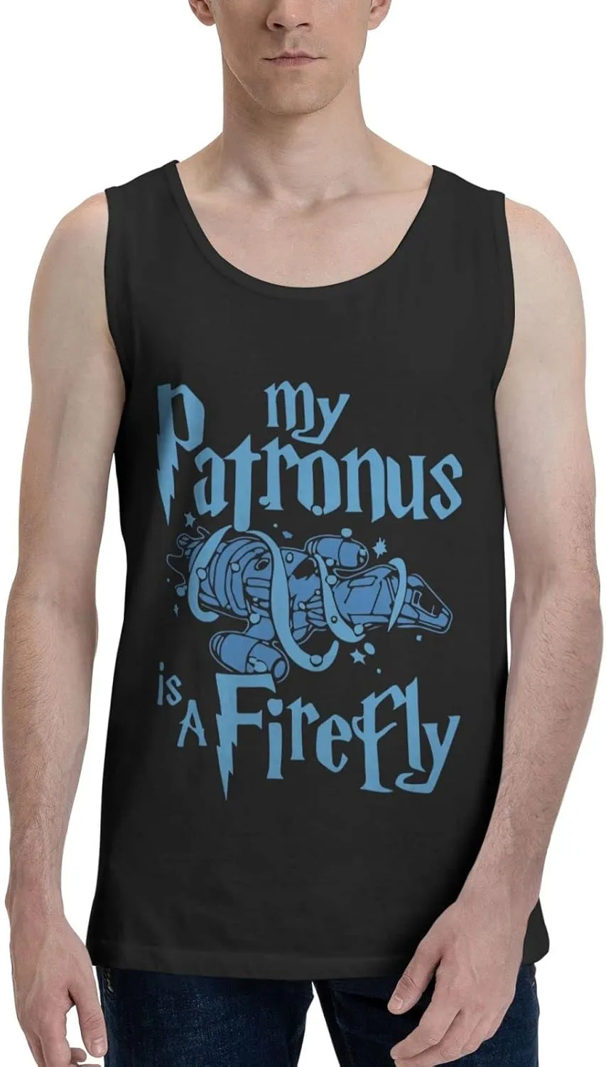 Men's Tank Top Sleeveless Tees My Patronus is A Fireflys Quick Dry Sport Shirts Muscle Workout Gym Beach T-Shirts