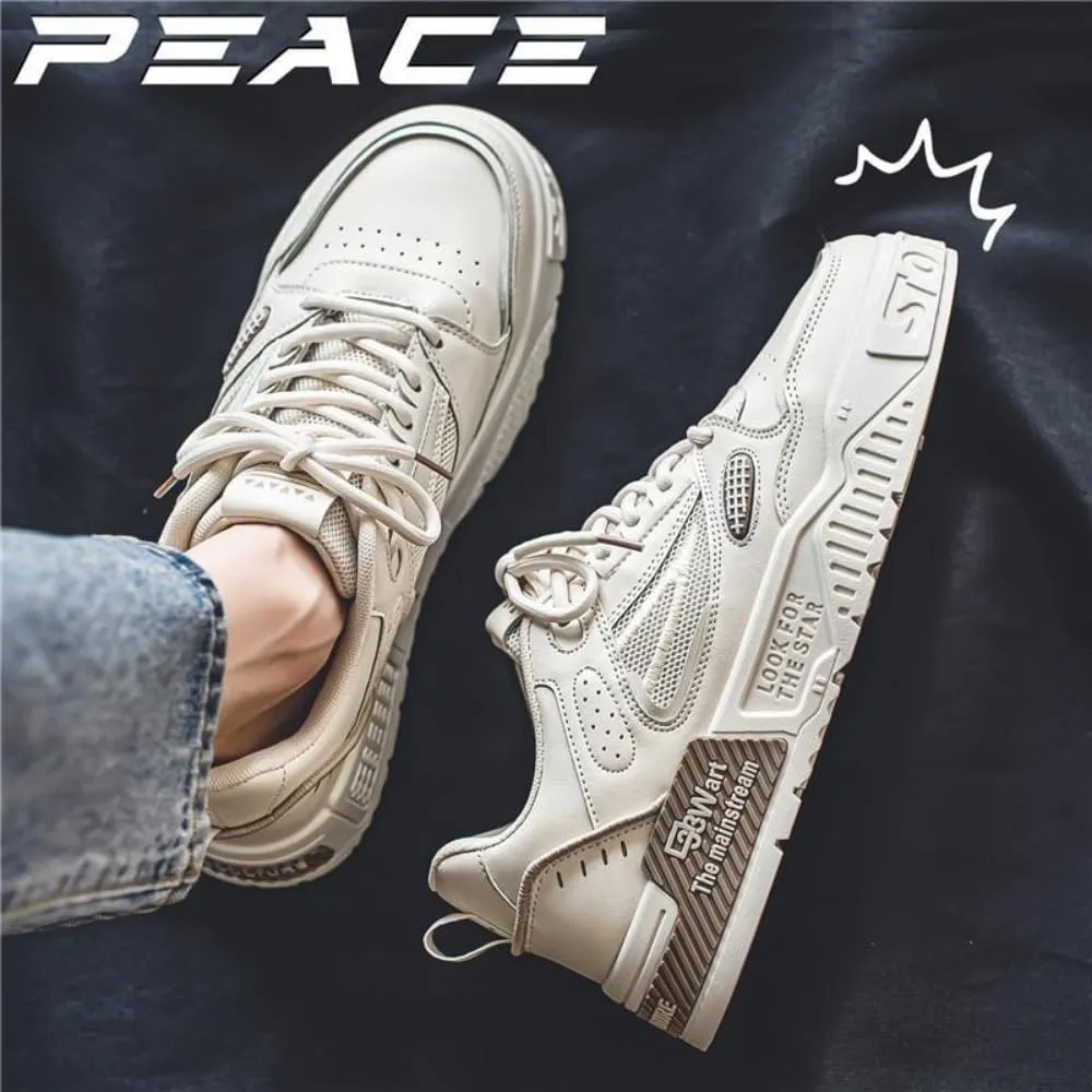 Men's Trendy Stylish Sneakers - Comfortable and Durable for Street Style and Skateboarding - Fashion Trendy Design