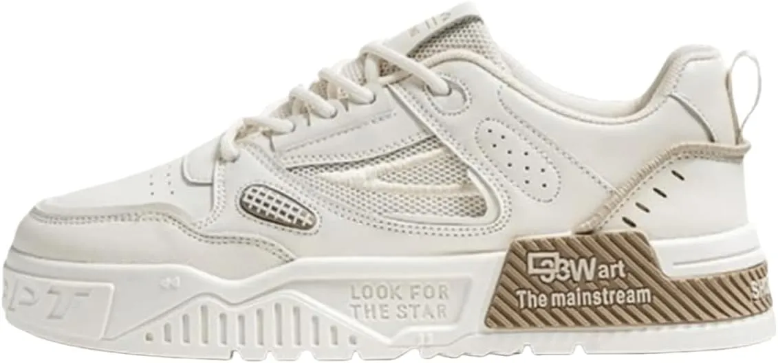 Men's Trendy Stylish Sneakers - Comfortable and Durable for Street Style and Skateboarding - Fashion Trendy Design