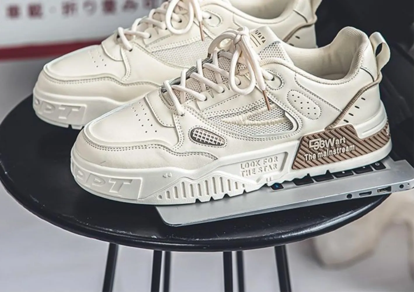 Men's Trendy Stylish Sneakers - Comfortable and Durable for Street Style and Skateboarding - Fashion Trendy Design