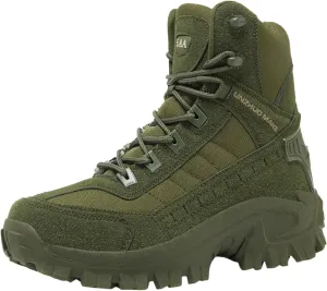Men's Winter Fashion High Top Thick Sole Lace Up Hiking Shoes and Thick Sports Running Shoes Sneaker Rack for Men Men's Shoes