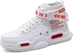 Men's Women's Walking Shoes Fashion High Top Sneakers Athletic Shoes Men's