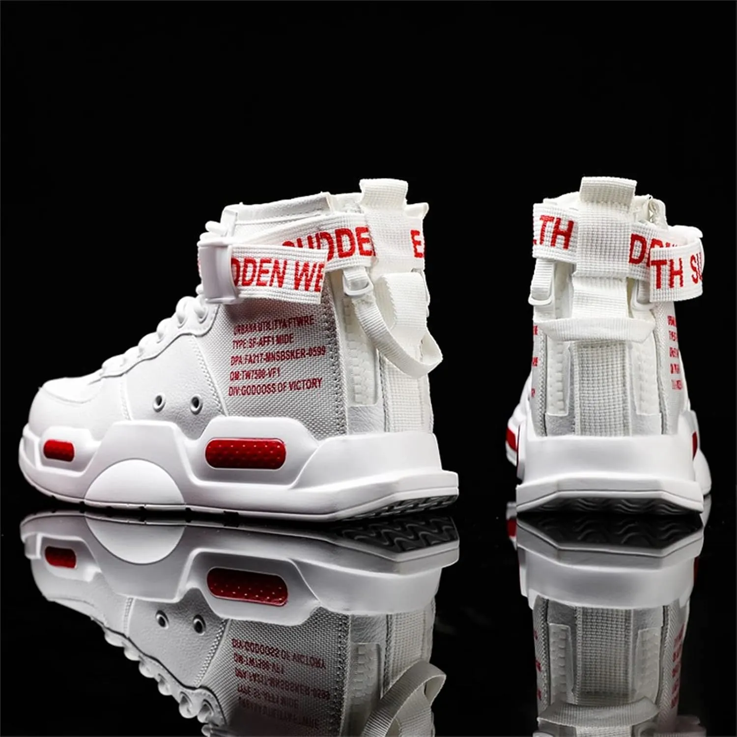 Men's Women's Walking Shoes Fashion High Top Sneakers Athletic Shoes Men's