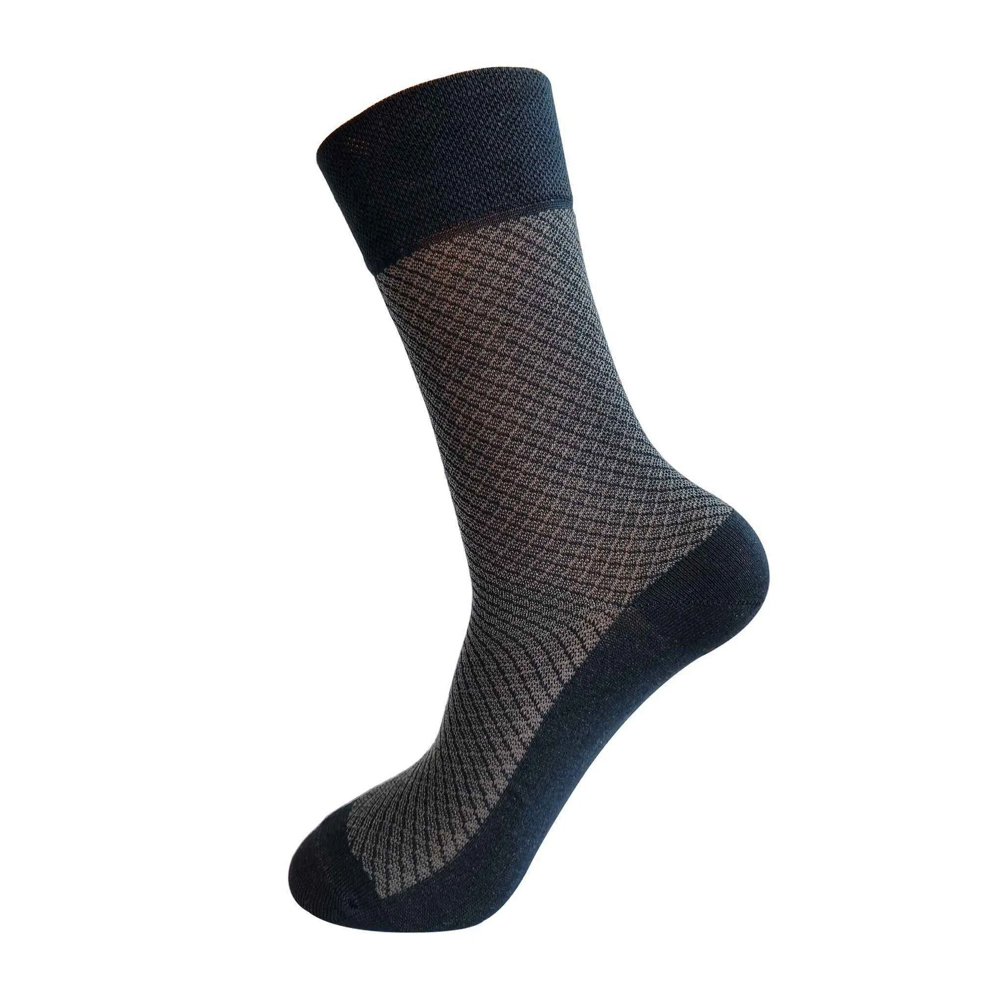 Mercerised Socks for Men - Premium 3 Pair Set (Black, Dark Grey, Light Grey)
