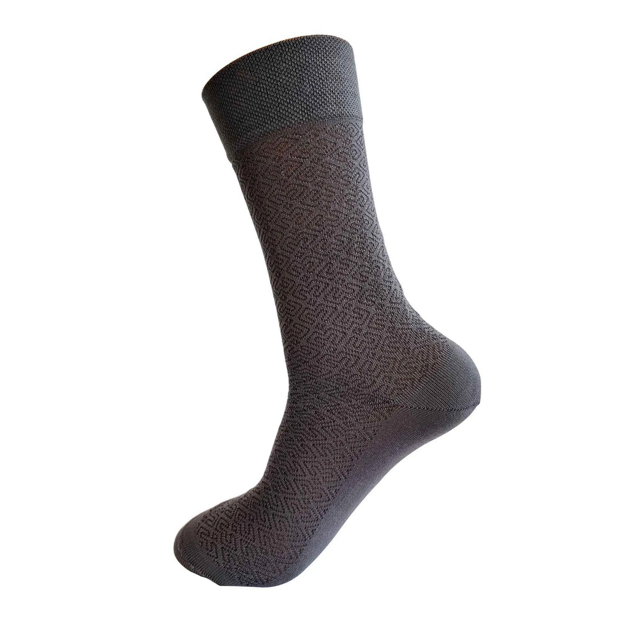 Mercerised Socks for Men - Premium 3 Pair Set (Black, Dark Grey, Light Grey)