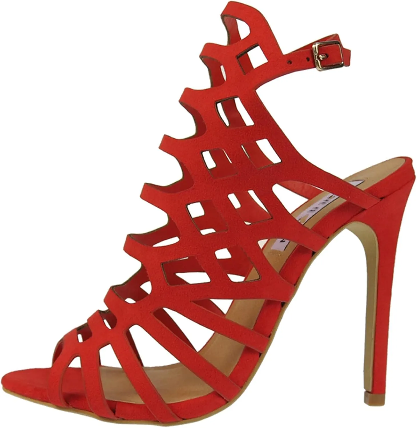Minishion Womens Gladiator Sandals Slingback Sexy High Heel Dress Shoes TM020