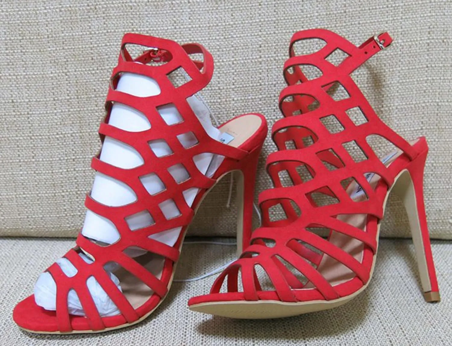 Minishion Womens Gladiator Sandals Slingback Sexy High Heel Dress Shoes TM020