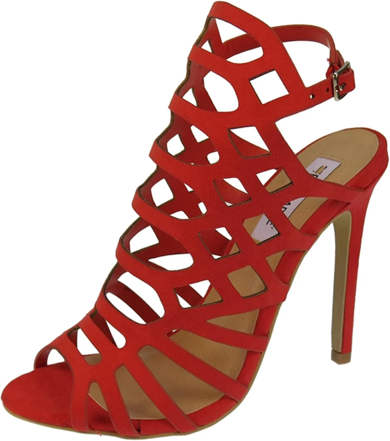 Minishion Womens Gladiator Sandals Slingback Sexy High Heel Dress Shoes TM020