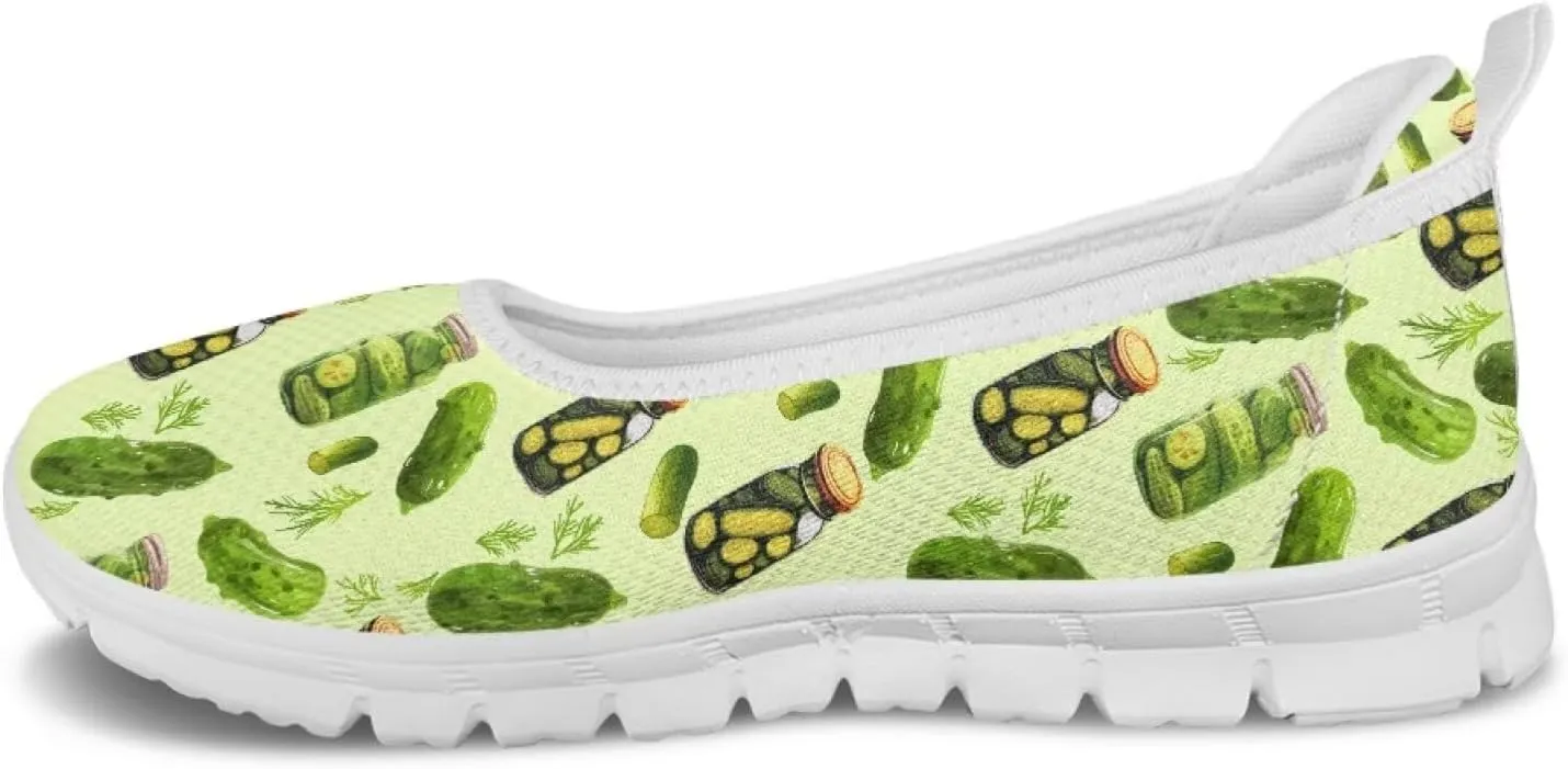 Modysero Womens Round Toe Slip On Flat Shoes for Summer Spring Mesh Flats for Women Daily Walking Shoes