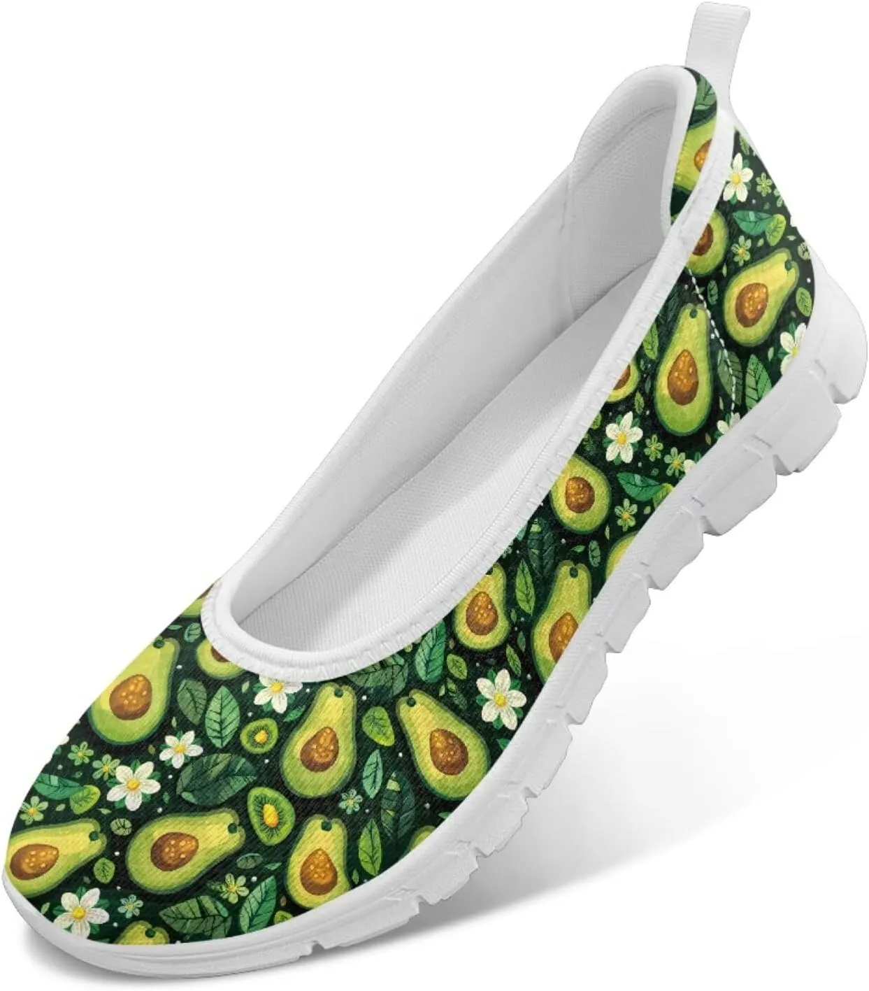 Modysero Womens Slip On Flats Round Toe for Summer Spring Work Womens Walking Shoes Trendy Daily Flats Shoes for Ladies