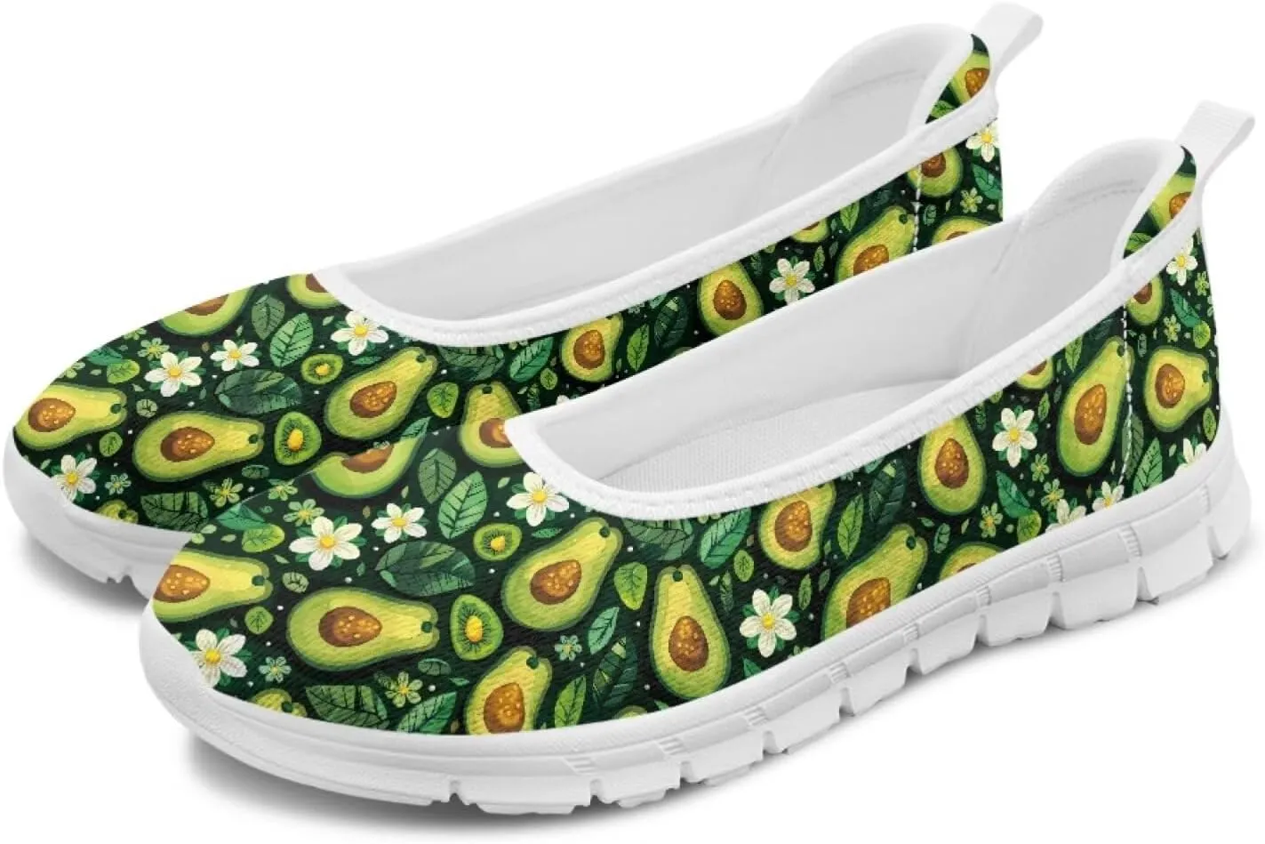 Modysero Womens Slip On Flats Round Toe for Summer Spring Work Womens Walking Shoes Trendy Daily Flats Shoes for Ladies