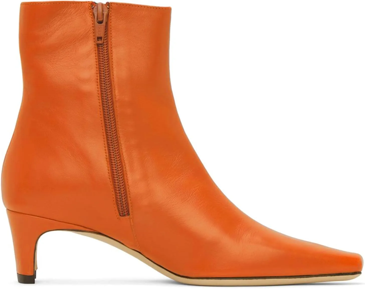 MOOMMO Women Low Chunky Heel Ankle Boots Square Toe Side Zipper Sock Booties Matte Comfy 2 Inch Thick Heel Dress Short Boots Closed Toe Mid Calf Stretch Chic Office Party Winter 4-11 M US