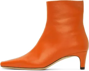MOOMMO Women Low Chunky Heel Ankle Boots Square Toe Side Zipper Sock Booties Matte Comfy 2 Inch Thick Heel Dress Short Boots Closed Toe Mid Calf Stretch Chic Office Party Winter 4-11 M US