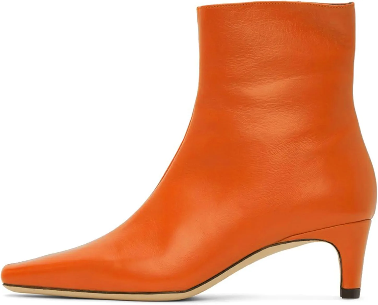 MOOMMO Women Low Chunky Heel Ankle Boots Square Toe Side Zipper Sock Booties Matte Comfy 2 Inch Thick Heel Dress Short Boots Closed Toe Mid Calf Stretch Chic Office Party Winter 4-11 M US