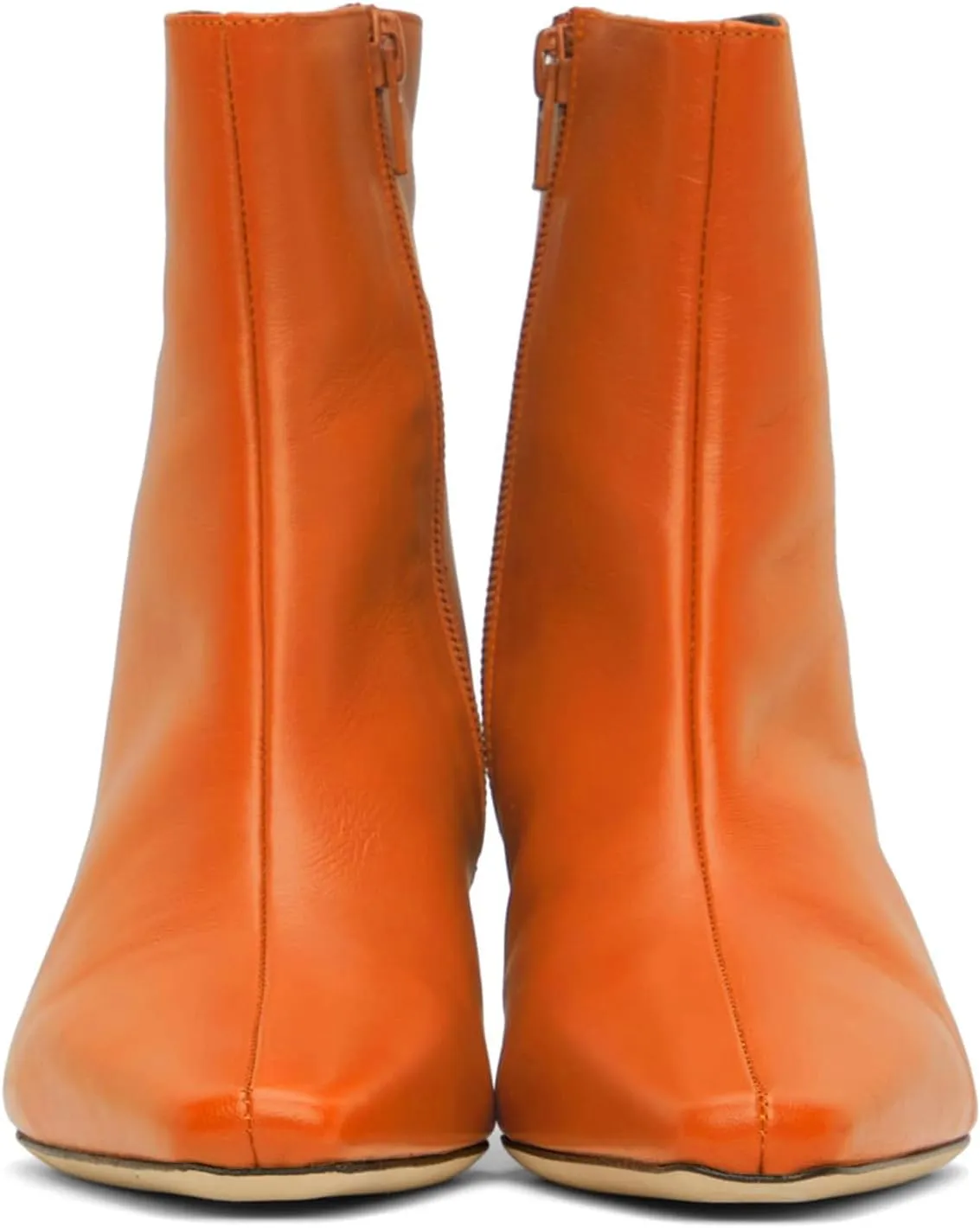 MOOMMO Women Low Chunky Heel Ankle Boots Square Toe Side Zipper Sock Booties Matte Comfy 2 Inch Thick Heel Dress Short Boots Closed Toe Mid Calf Stretch Chic Office Party Winter 4-11 M US