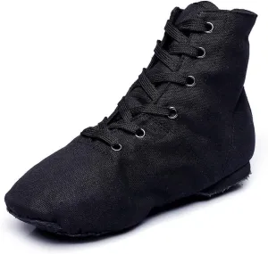 MSMAX Jazz Dance Shoes for Girls Lace-up Dancing Ballet Boots Sneakers for Boys