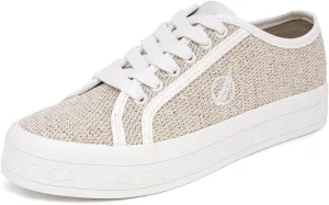 Nautica Women’s Lace-Up Fashion Sneakers – Low-Top Casual Walking & Tennis Shoes with Platform or Regular Heel