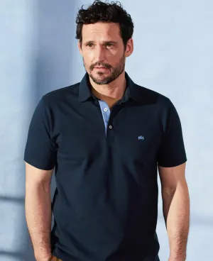 Navy Classic Fit Short Sleeve Polo Shirt