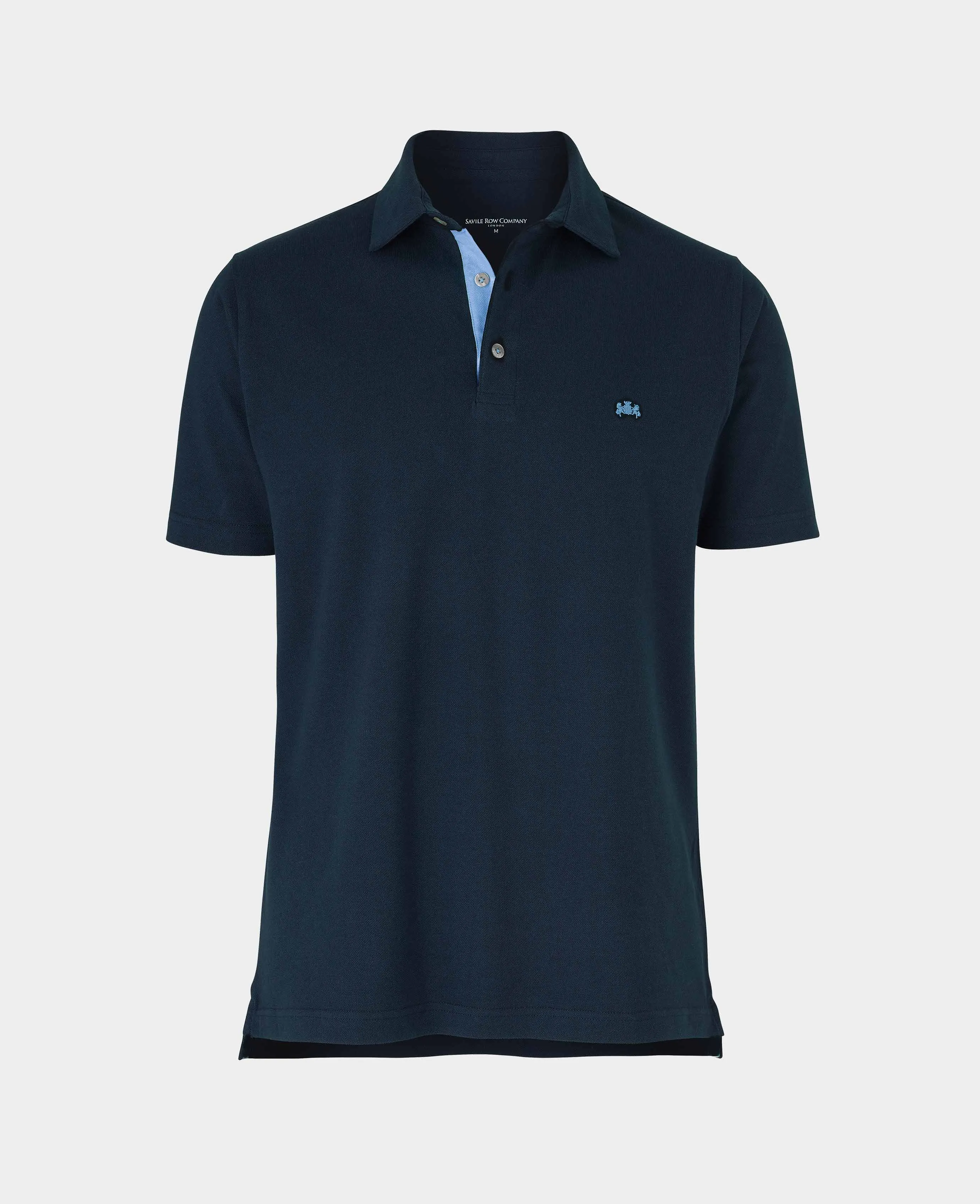 Navy Classic Fit Short Sleeve Polo Shirt