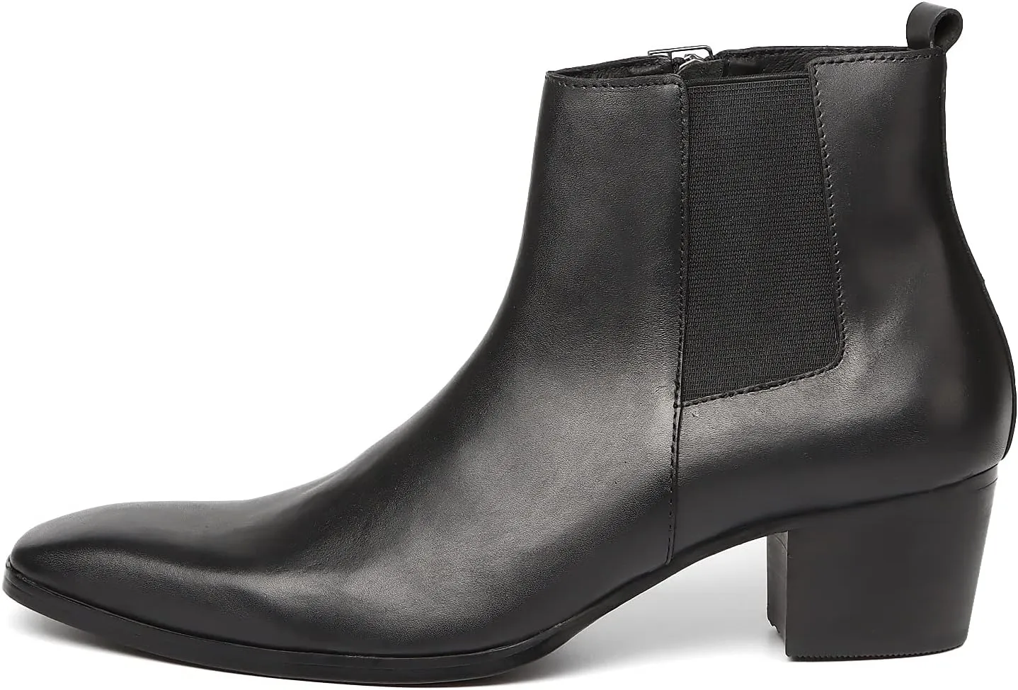 NEW Men Ankle Boots Mens High Top Pointed Chelsea Boots Business Office For Holiday The First Layer Of Cowhide
