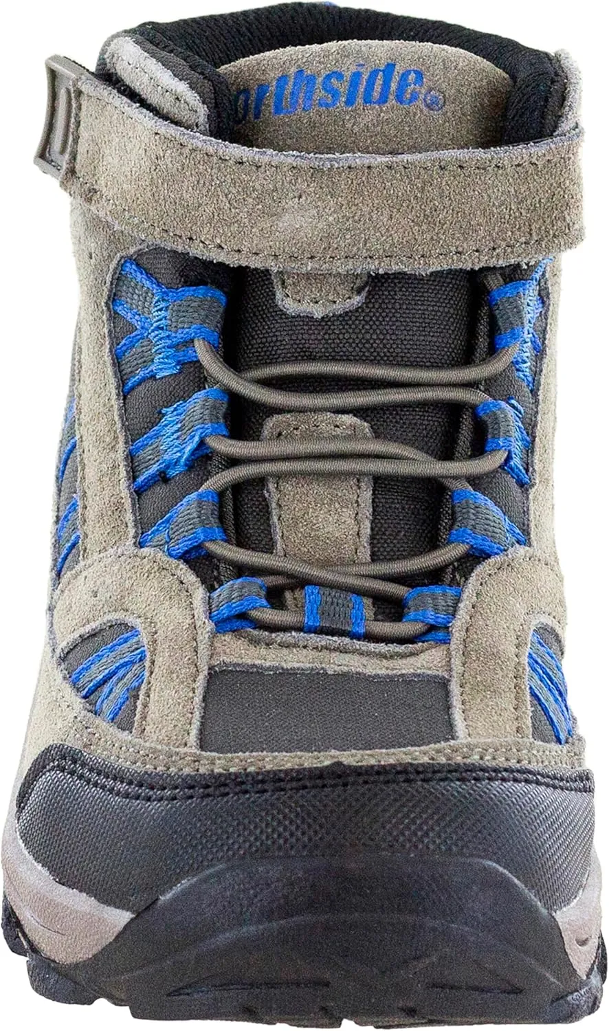 Northside Unisex-Child Rampart Mid Hiking Boots - Lightweight Performance | Suede/Ripstop Nylon Moisture-Wicking Quick Lace-Up Durable TPR Outsole | Kids Hiking Adventure Essential
