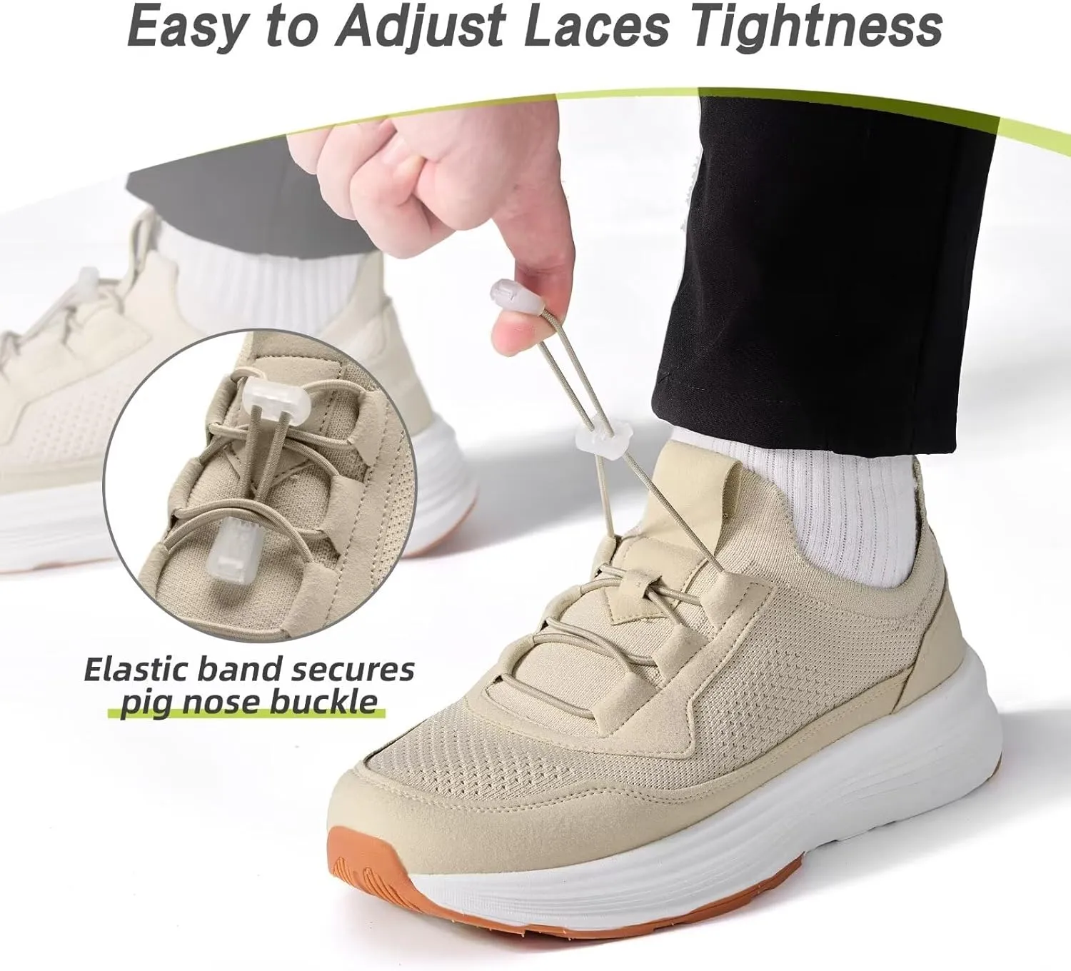 OrthoComfoot Men's Orthopedic Slip-On Loafers Walking Shoes: Comfortable Casual Arch Support Plantar Fasciitis Thick Sneakers, Breathable Work Tennis Orthotic Flat Feet Shoes for Foot Pain Relief