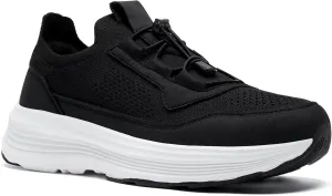 OrthoComfoot Men's Orthopedic Slip-On Loafers Walking Shoes: Comfortable Casual Arch Support Plantar Fasciitis Thick Sneakers, Breathable Work Tennis Orthotic Flat Feet Shoes for Foot Pain Relief