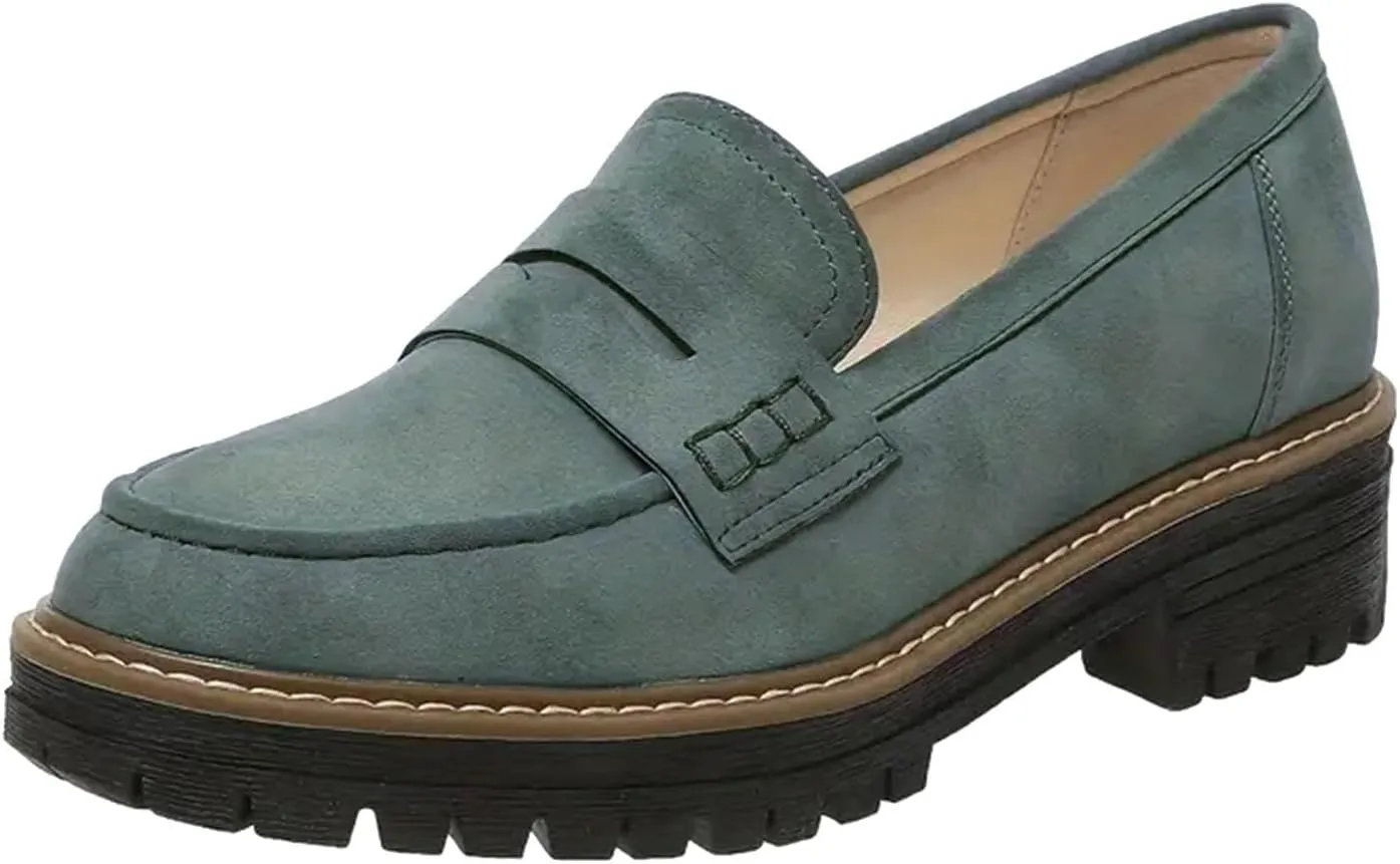 Orthoture-Orthopedic Platform Loafers,Wide Toe Lightweight Casual Comfort Shoes,Slip-On Suitable for All Foot Shapes