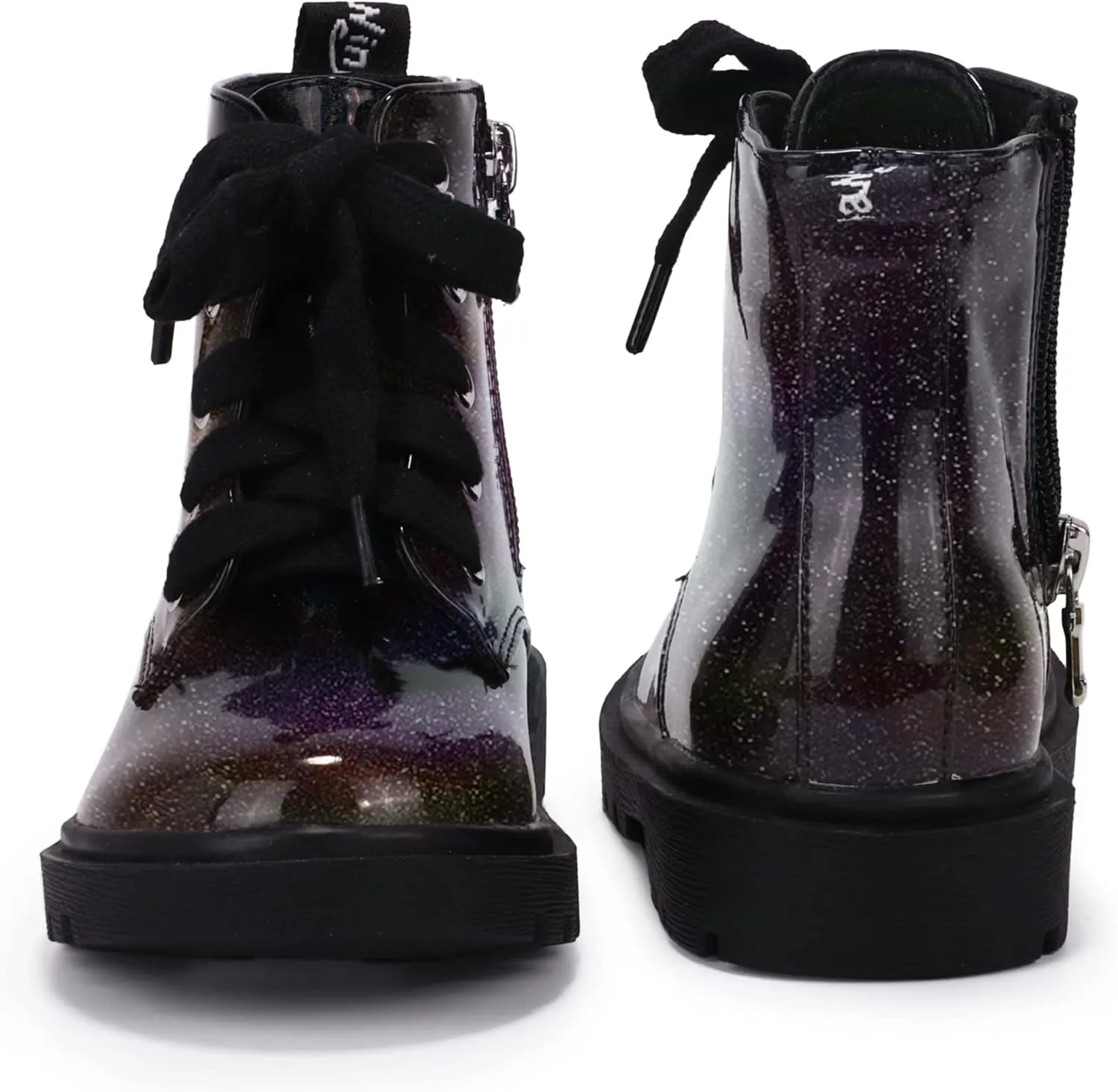 PANDANINJIA Christina Boys Girls Short Ankle Boots Fashion Dress Booties Waterproof Combat Shoes with Zipper for Toddler Little Kid