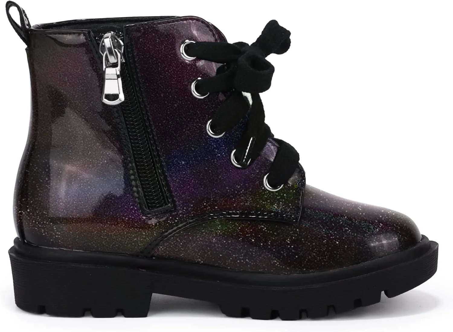 PANDANINJIA Christina Boys Girls Short Ankle Boots Fashion Dress Booties Waterproof Combat Shoes with Zipper for Toddler Little Kid
