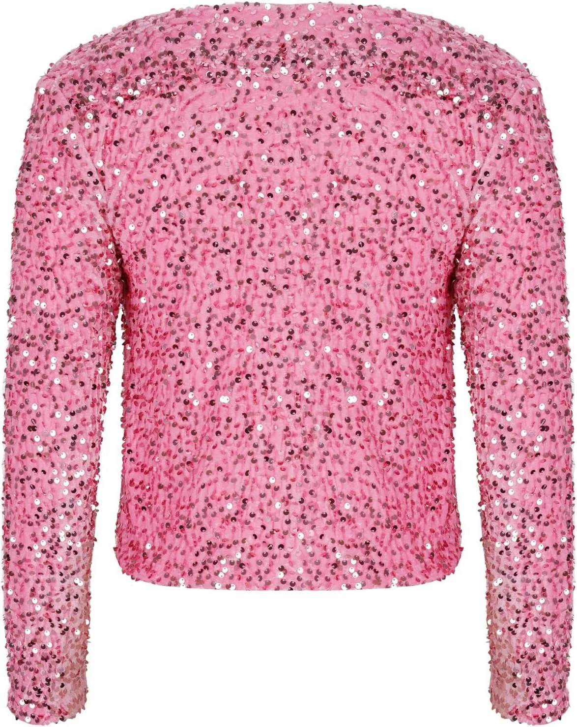 Party Velvet Tops for Women Elegant Sexy Front Bowknot Long Sleeve Shirts Sequin Velour Blouses Solid Cardigan
